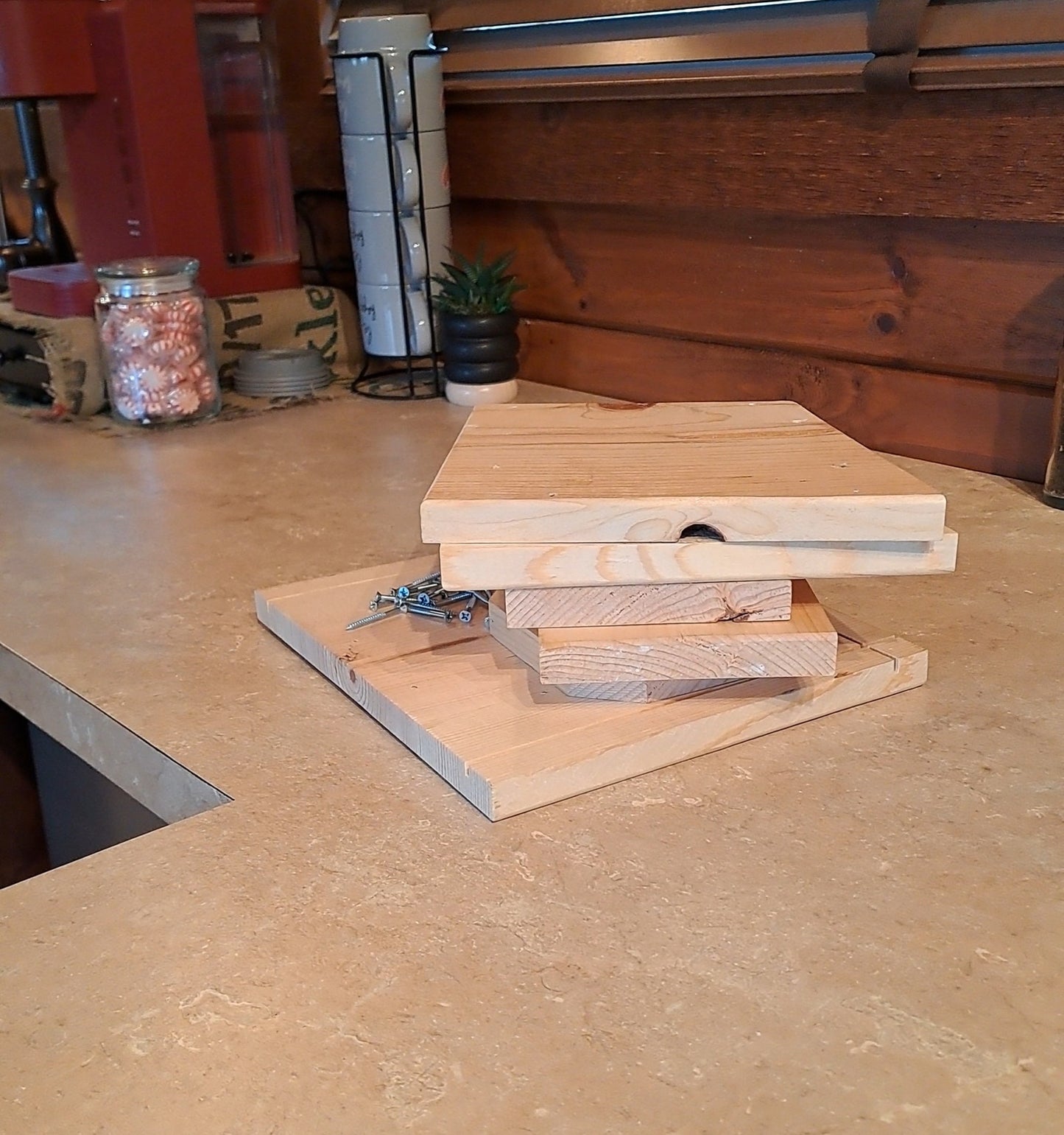 Pre-Cut Pre-Drilled pieces ready for assembly.